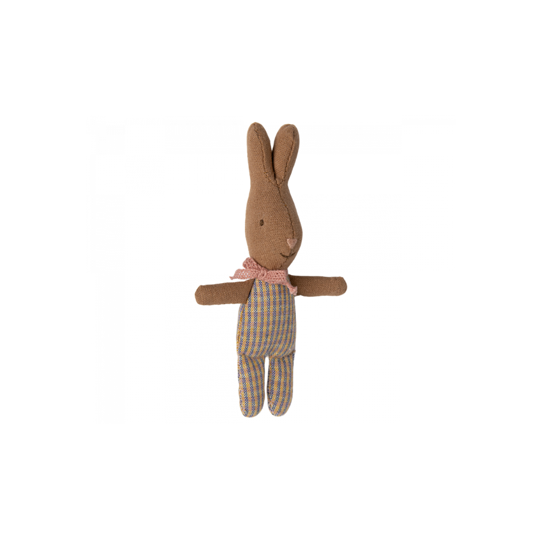 Maileg SS24 Rabbit, My - Rose/Blue check – Mouseinabox