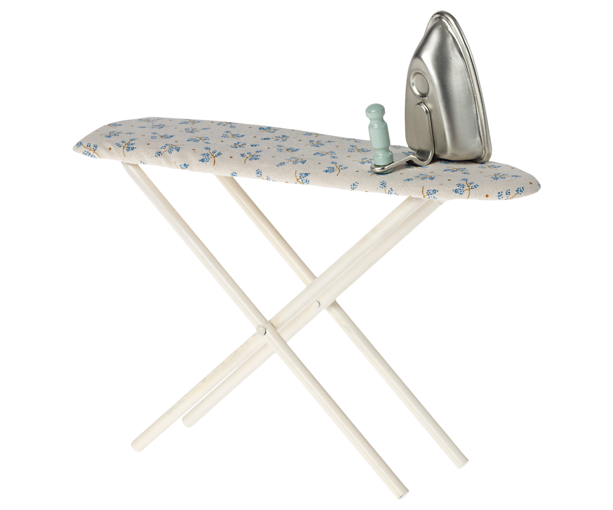 Maileg miniature iron and ironing board