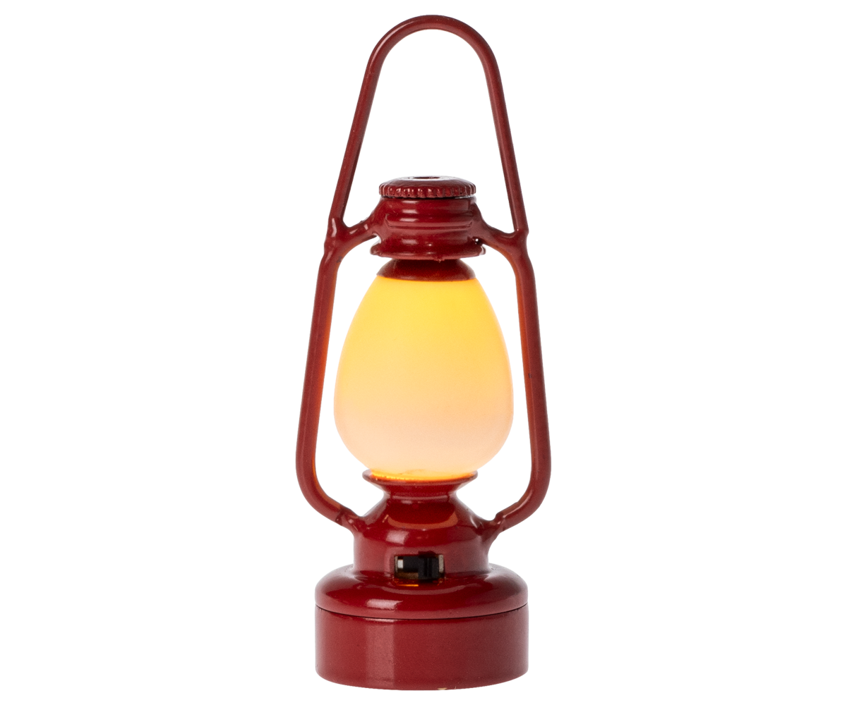 Maileg Vintage lantern mouse, Red