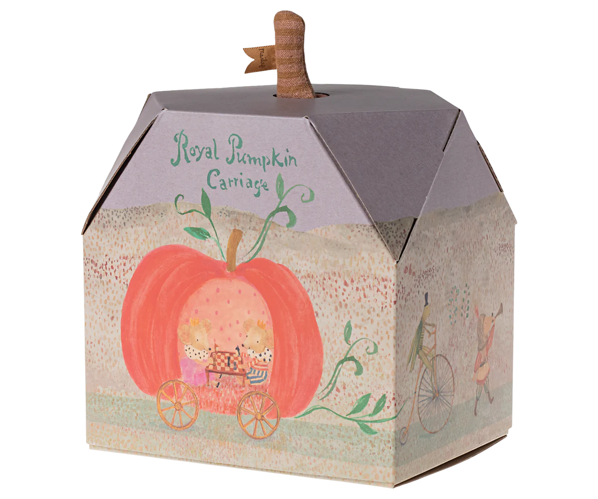 Maileg Pumpkin Carriage, Mouse