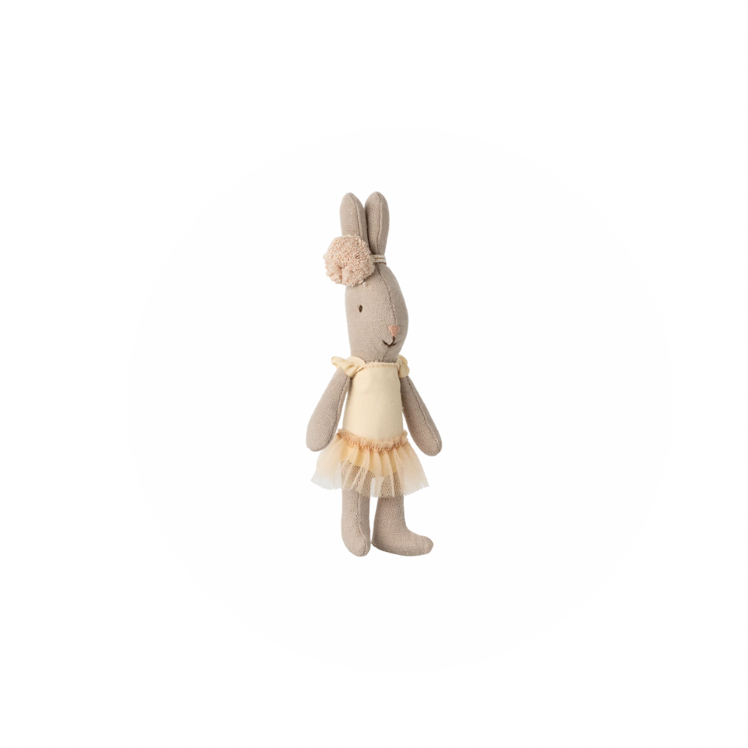 Maileg Rabbit, Micro - Ballet suit and skirt cream ballet outfit - SS25 maileg 