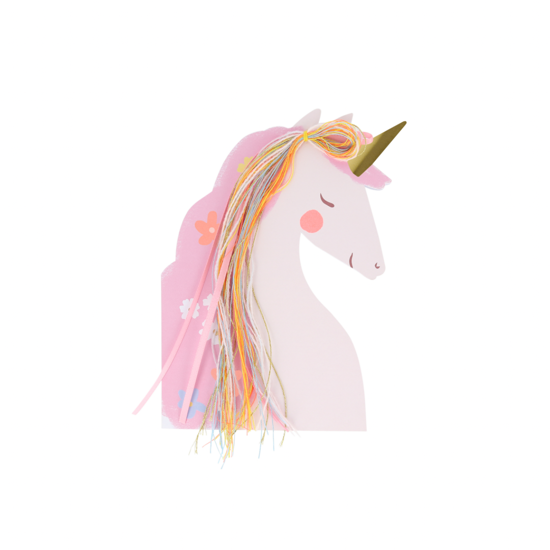 Meri Meri Unicorn Birthday Card