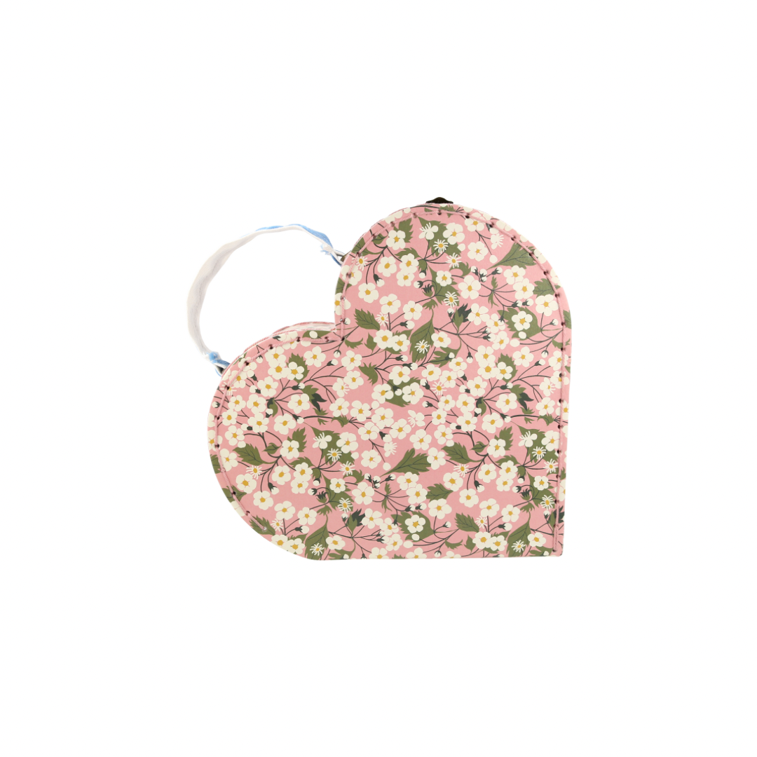 Meri Meri x Liberty London Heart Suitcases, Set of 2