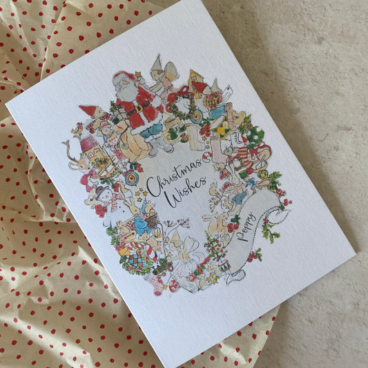 Personalised Whimsical Christmas Card