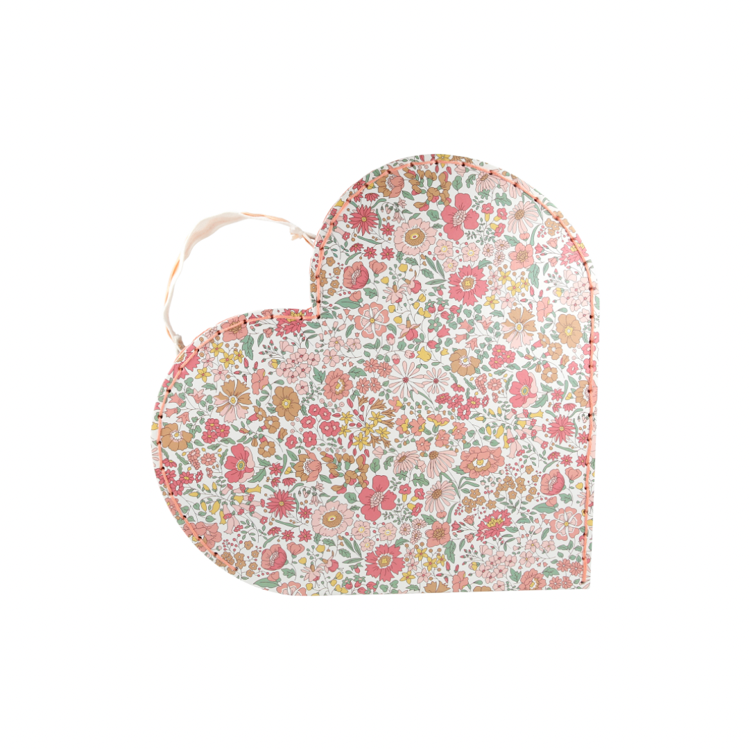 Meri Meri x Liberty London Heart Suitcases, Set of 2