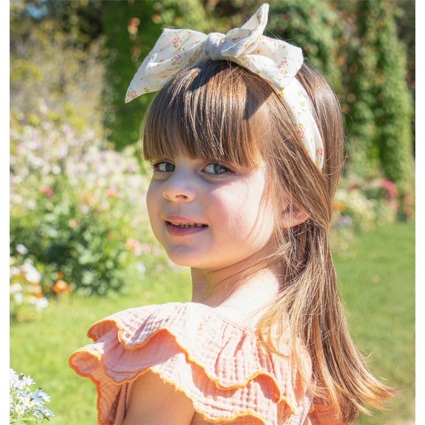 Rockahula Tiny Blossom Double Bow Headband