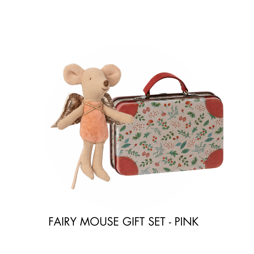 Maileg Fairy Mouse Gift Set, Pink