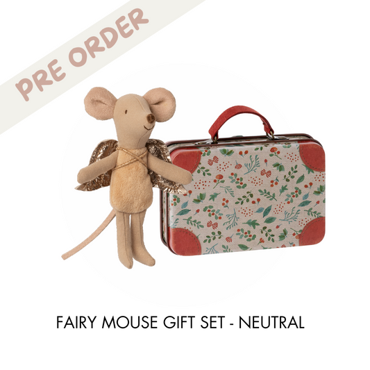 Maileg Fairy Mouse Gift Set, Neutral