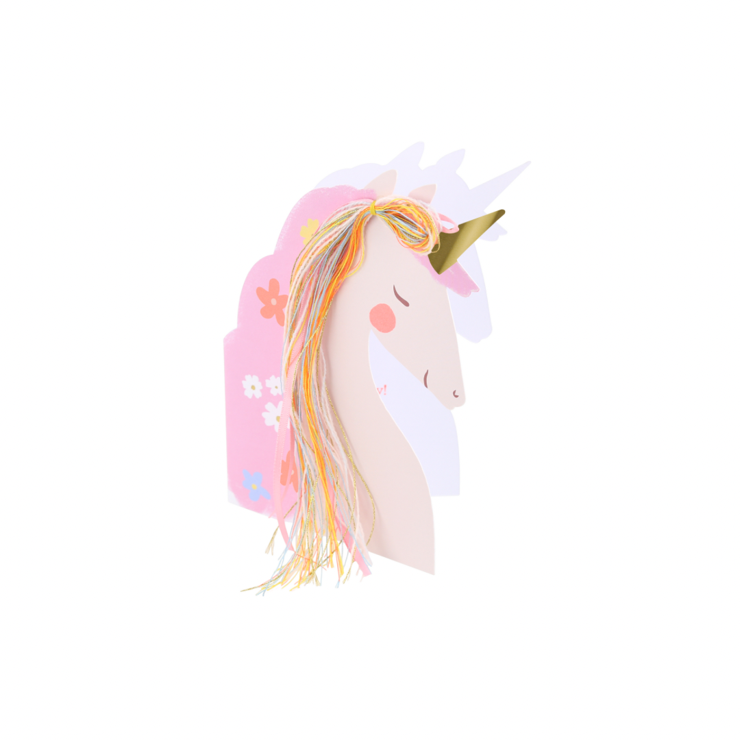 Meri Meri Unicorn Birthday Card