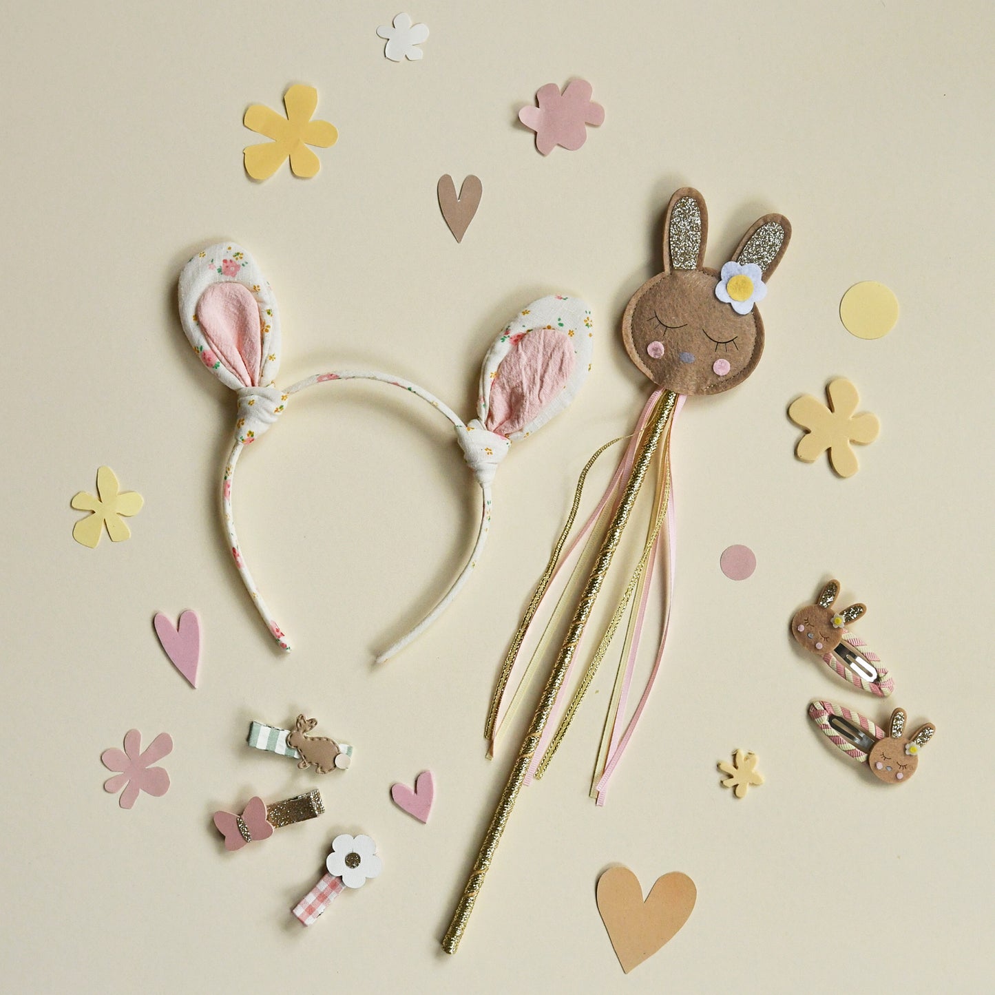 Rockahula Stripy Bunny Clips