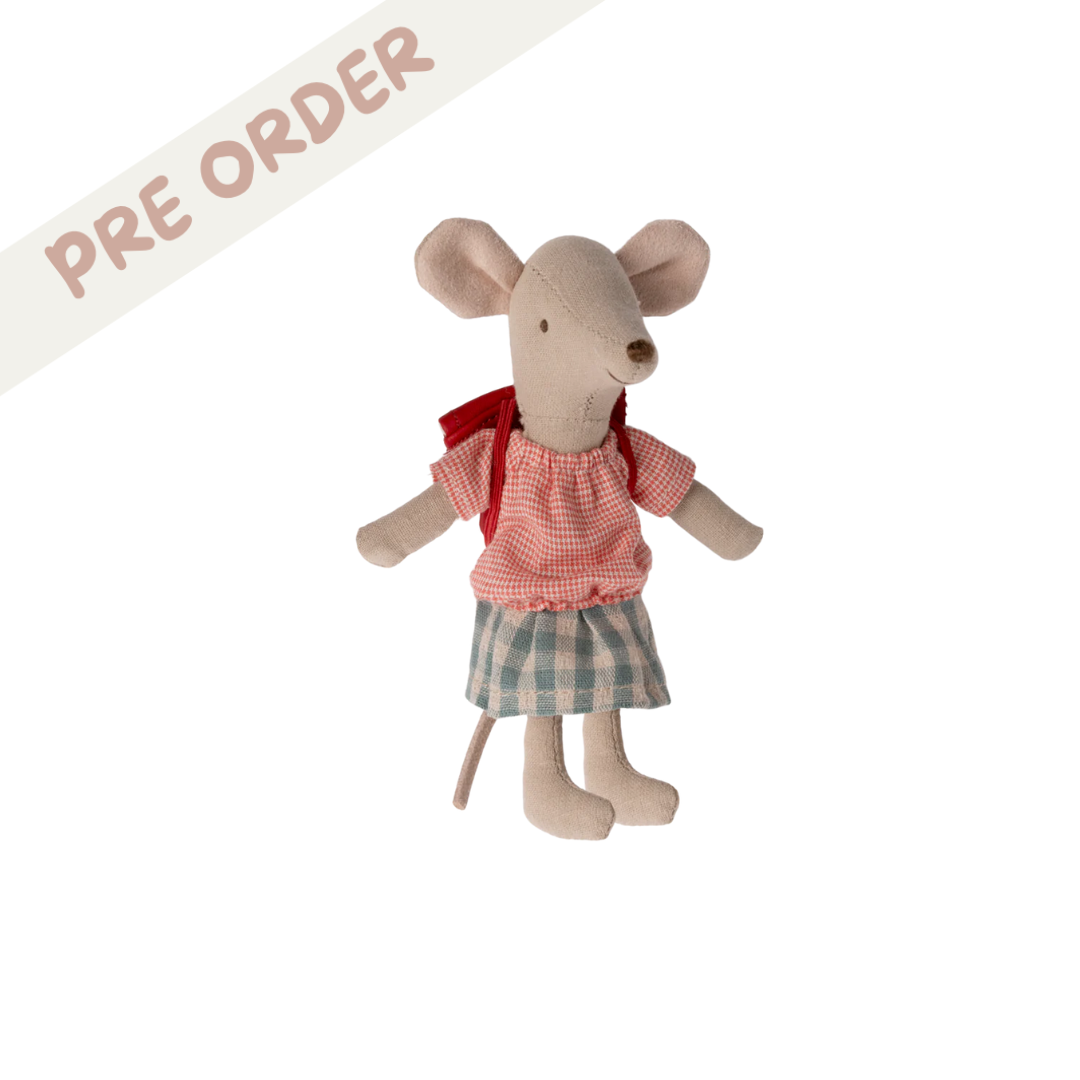 Maileg Tricycle mouse, Big Sister - Red