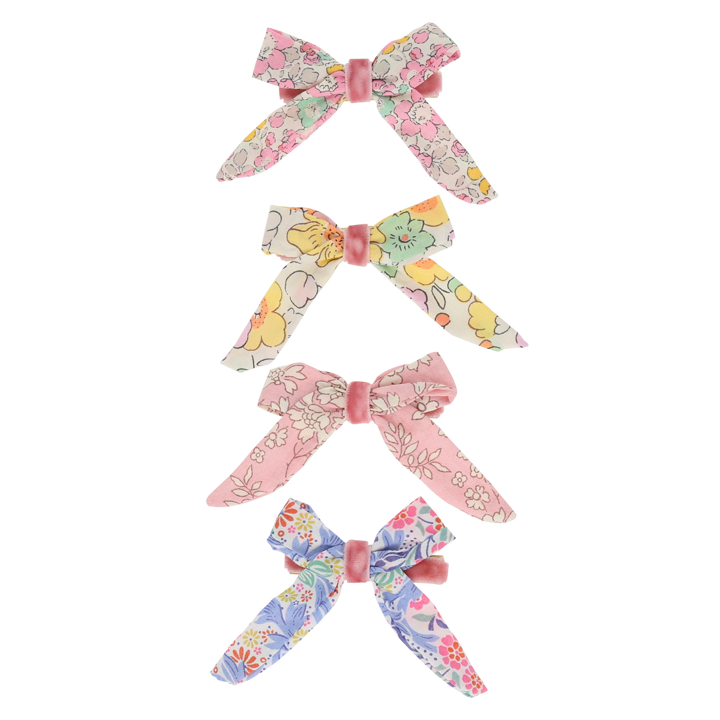 Meri Meri x Liberty Floral Pattern Bow Hair Clips