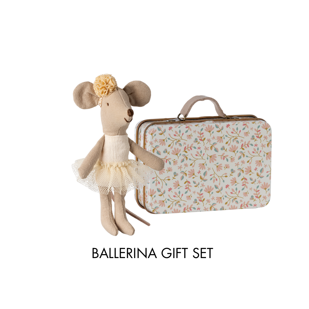 Maileg Ballerina Gift Set, Off White