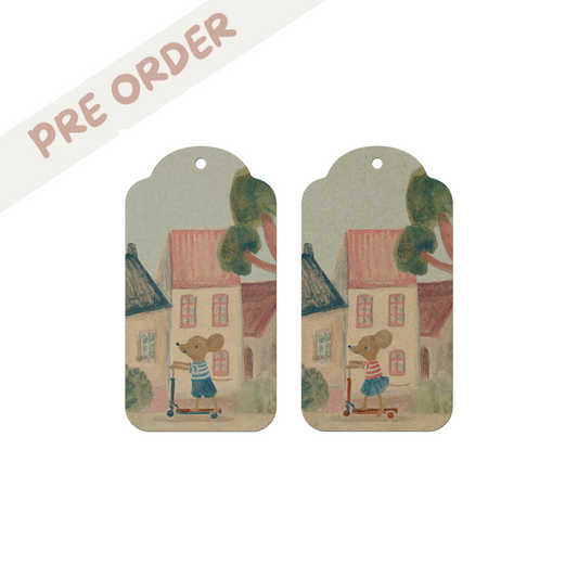 Maileg Gift tags, Mouse 12 pcs