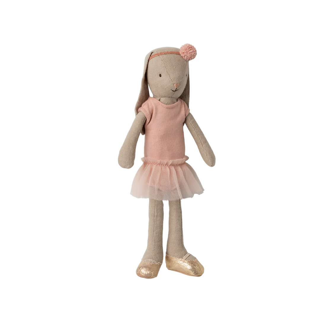 Maileg Bunny size 2, Classic - Ballet suit and skirt rose