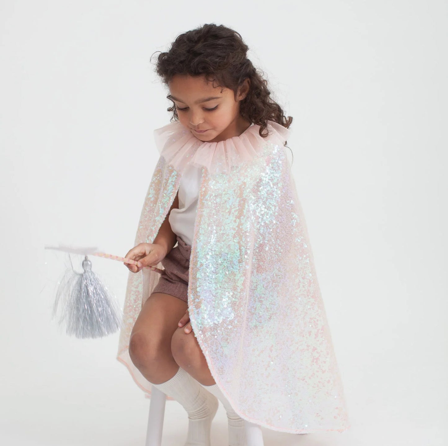 Meri Meri Iridescent Sequin Cape Costume