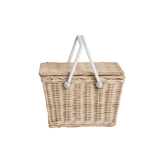 Olli Ella Piki Rattan Basket - Straw