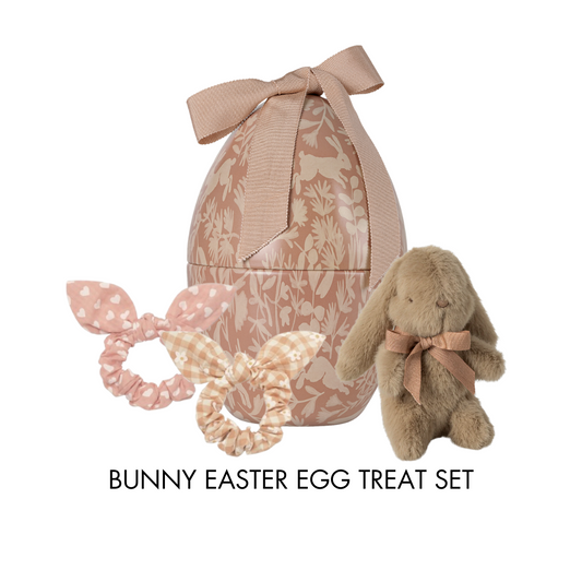 Bunny Easter Egg Treat Set, Powder Pink