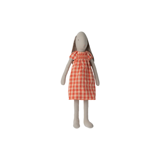 Maileg Bunny gingham dress, size 5