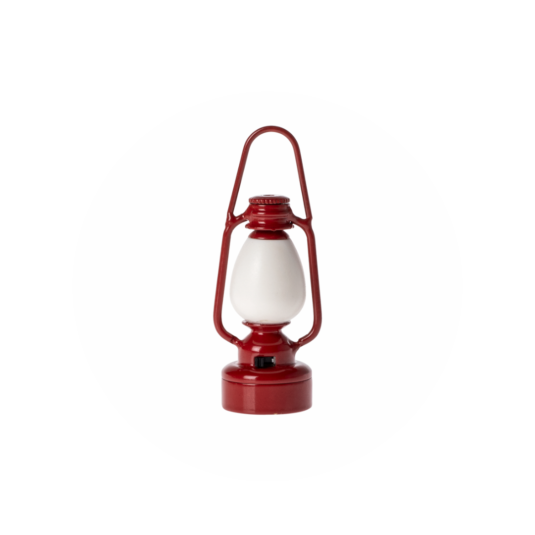 Maileg Vintage lantern mouse, Red