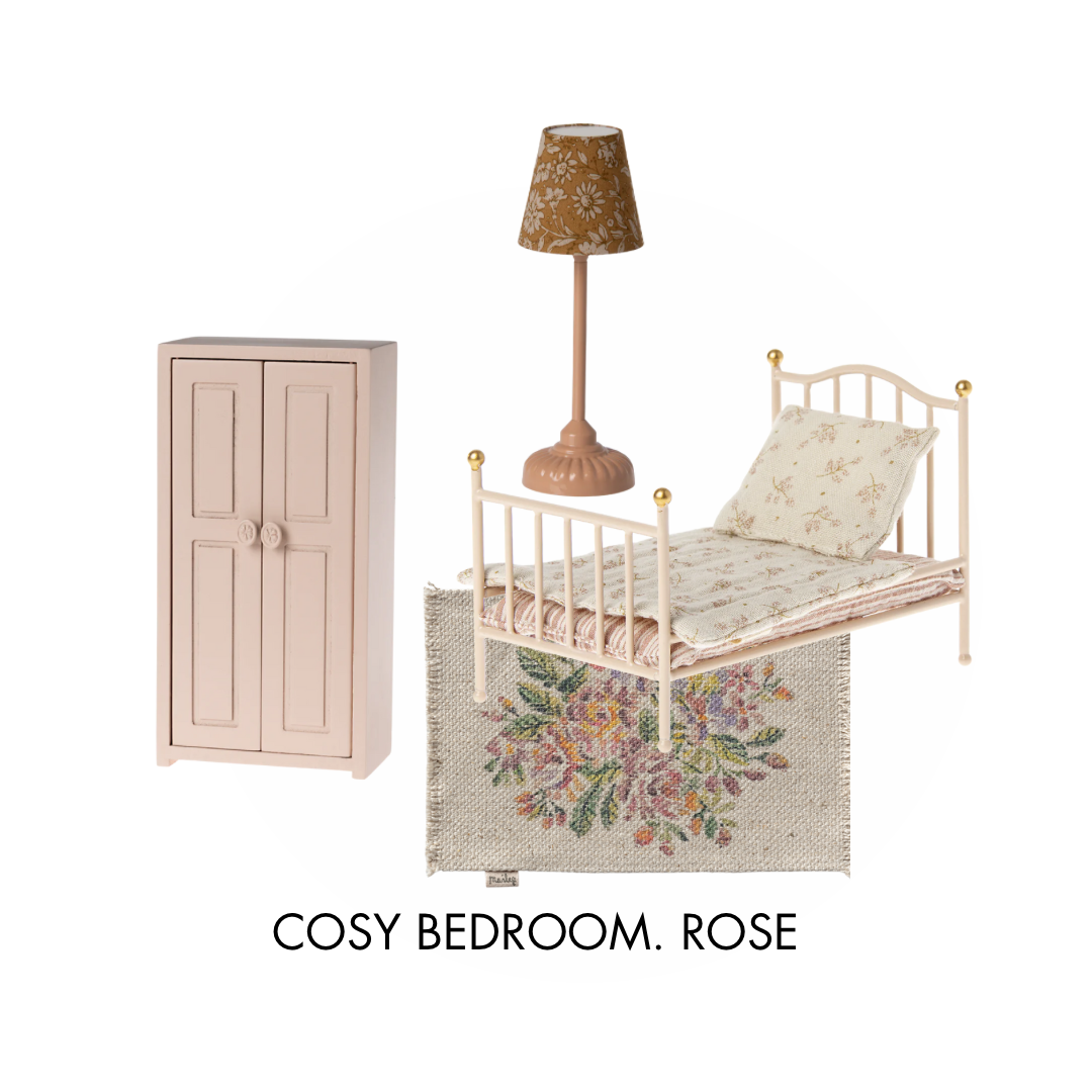 Maileg Cosy Bedroom Bundle, Rose