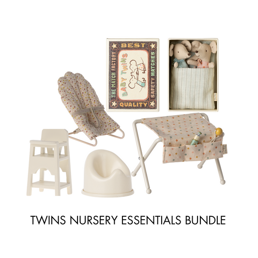 Maileg Twins Nursery Essentials Bundle