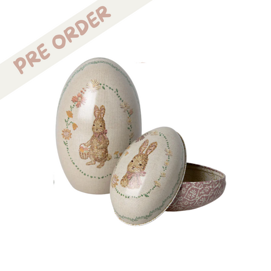 Maileg Easter Egg Set of 2, Bunny - Rose Pink