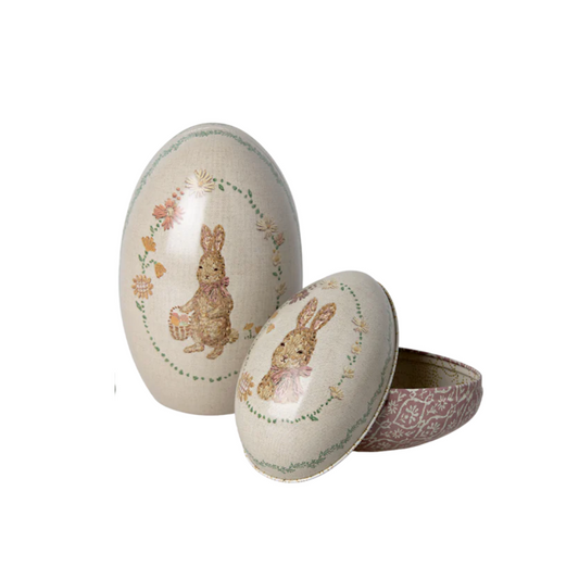 Maileg Easter Egg Set of 2, Bunny - Rose Pink