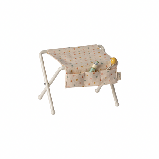 Maileg Baby Mouse Nursery Table, Off White