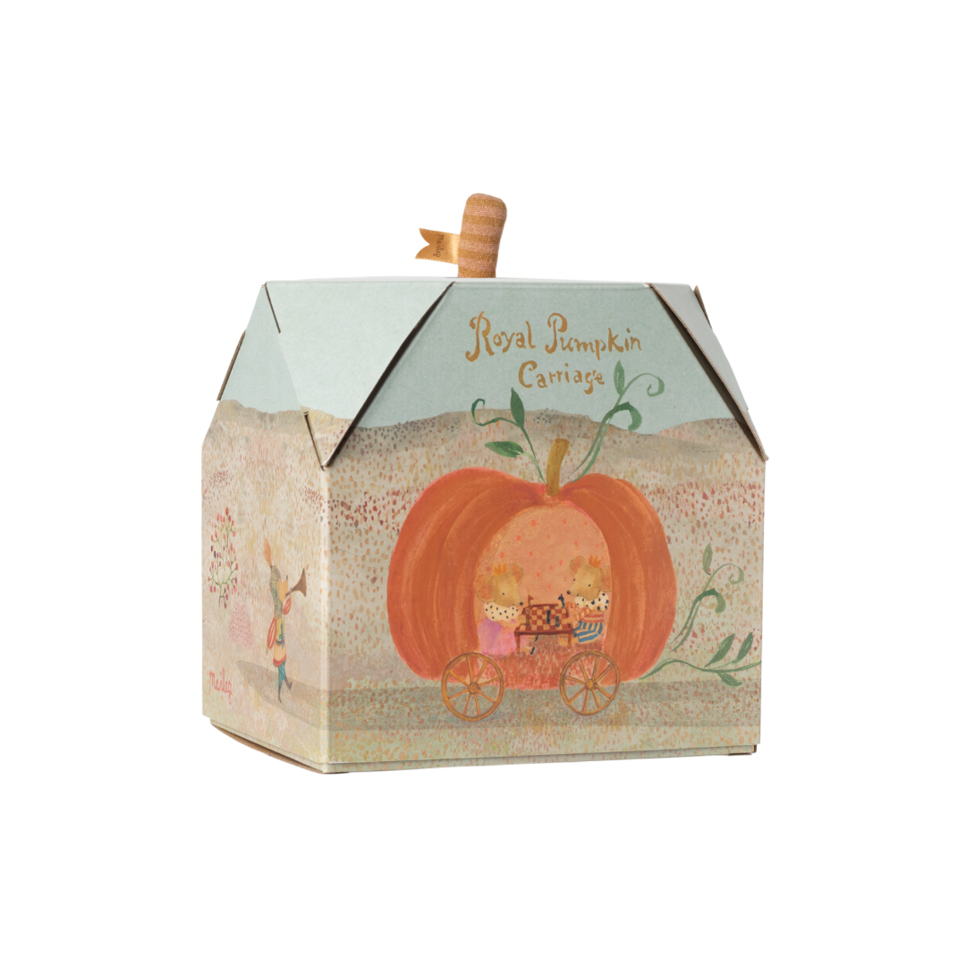 Maileg Pumpkin Carriage, Mouse