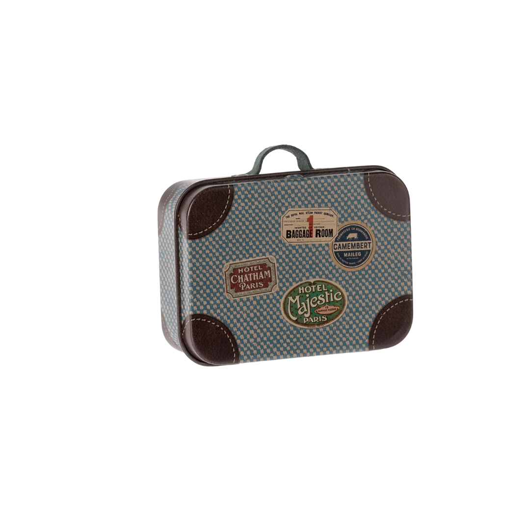 Maileg Metal Suitcase, Micro Blue