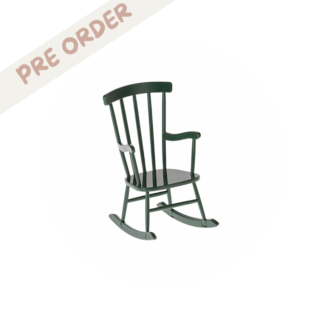 Maileg Rocking Chair, Mouse - Green