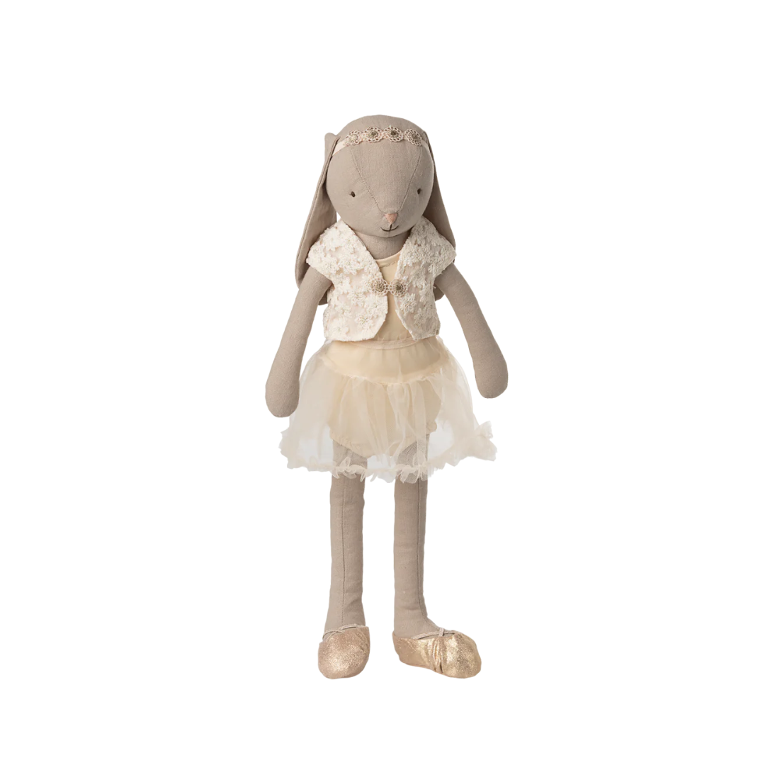 Maileg Bunny size 3, Classic - Ballet suit and skirt cream