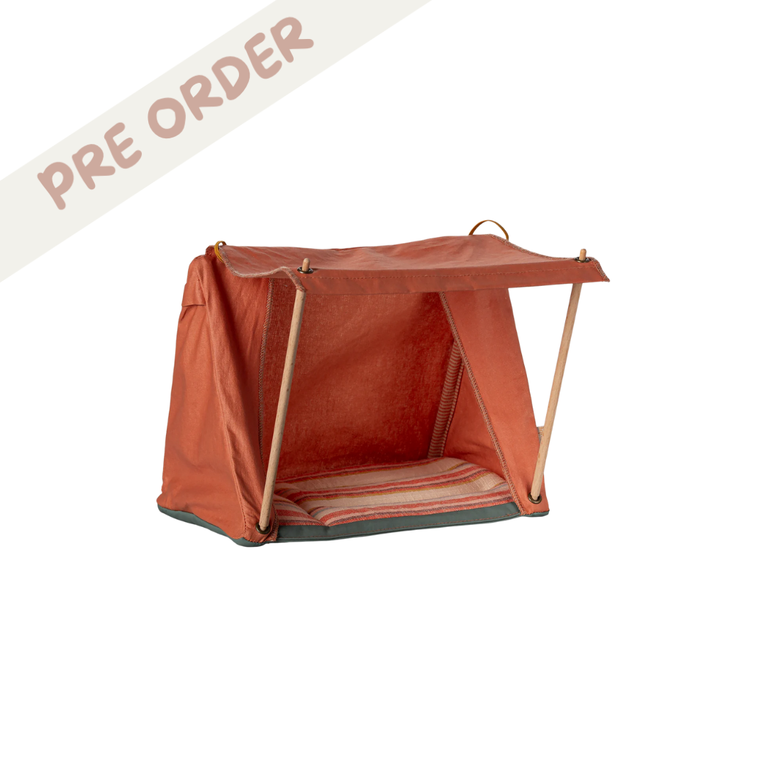 Maileg Happy camper tent, Mouse – Mouseinabox