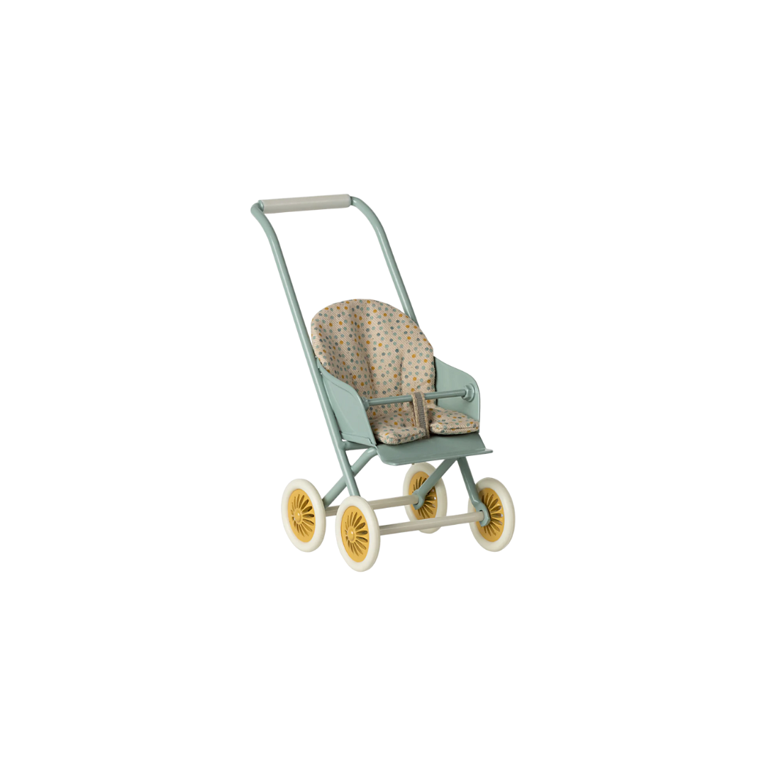 Maileg Stroller, Micro - Mint