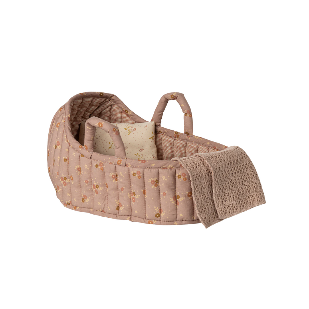 Maileg Carry cot, Large - Rose