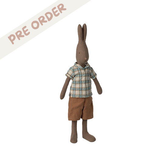 Maileg Rabbit size 3, Brown - Shirt and shorts