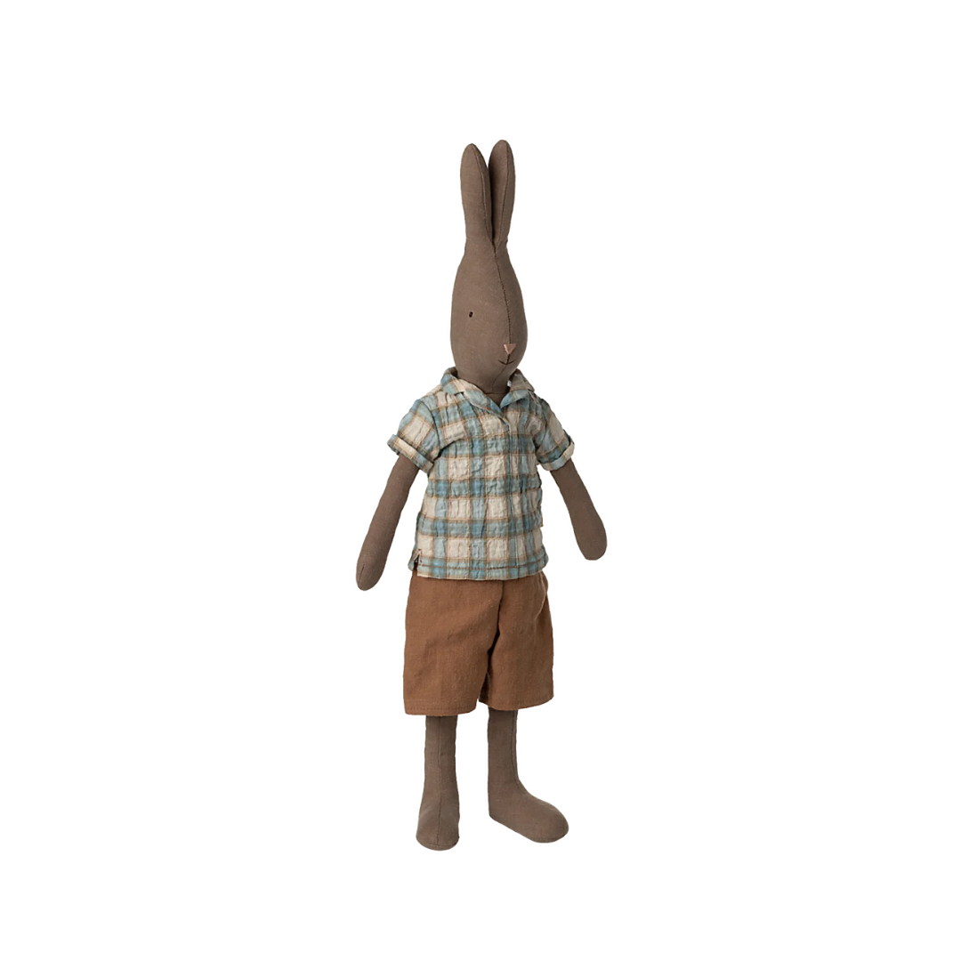 Maileg Rabbit size 3, Brown - Shirt and shorts