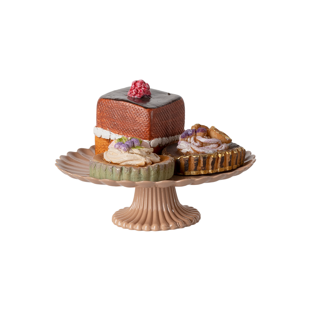 Maileg Cakes and Cake Stand, Mini