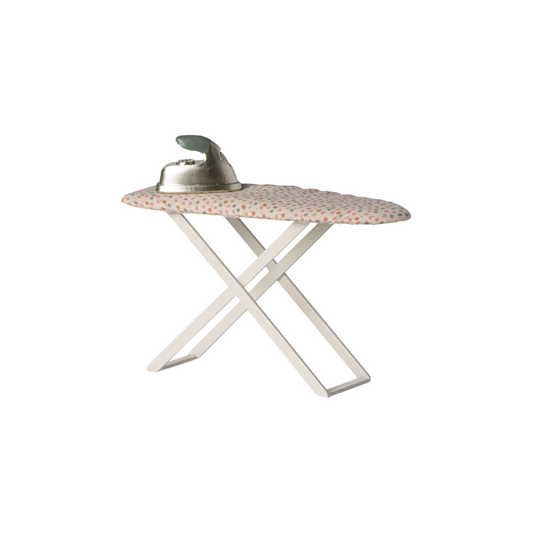 Maileg mouse iron and ironing board, pink